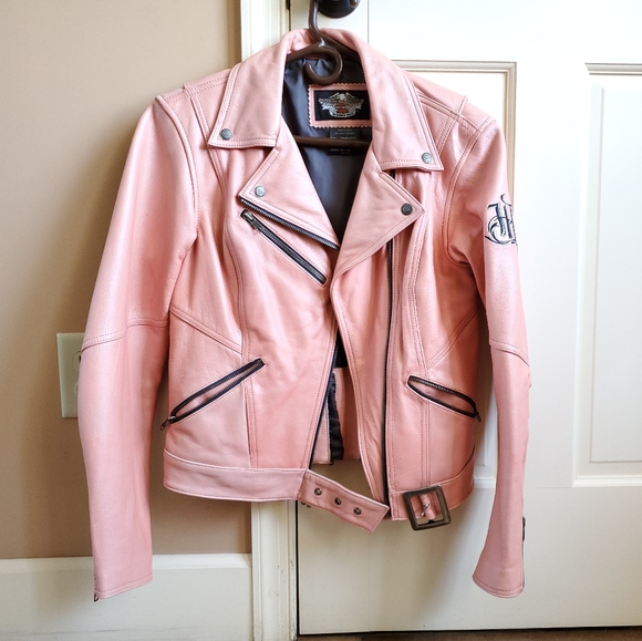 pink harley davidson jacket
